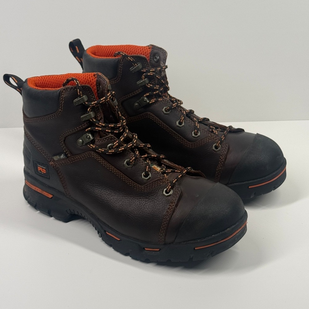 Timberland PRO Endurance 6" Steel Toe Work Boot Waterproof Mens Size 10.5W
